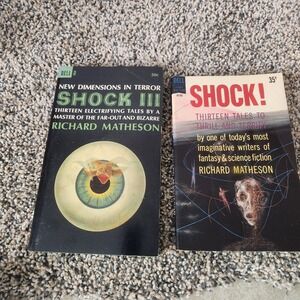 SHOCK! Shock III! Thirteen Tales Richard Matheson 1961 & 1966 1st Print Dell